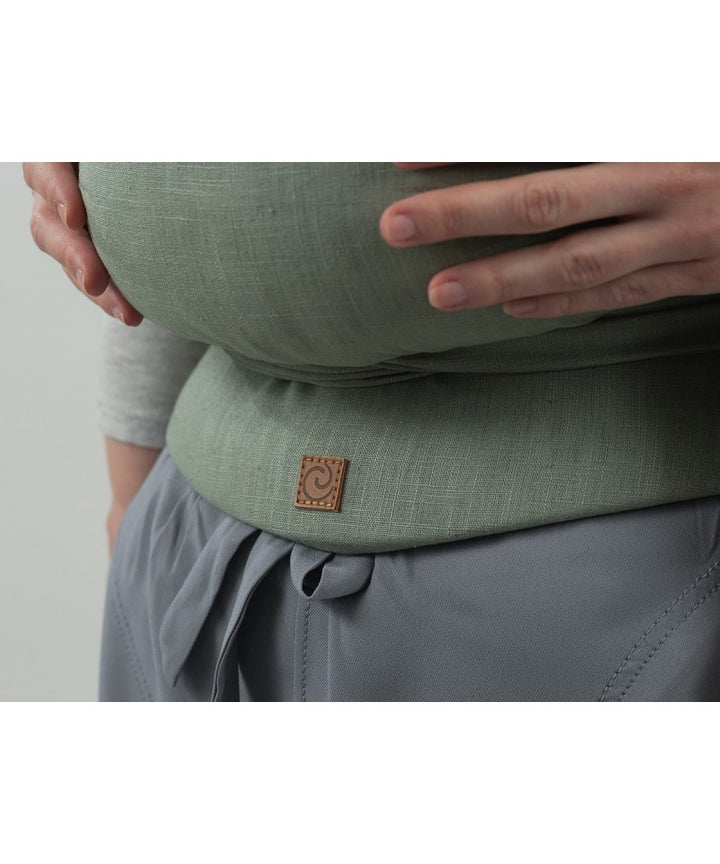 Isara QuickTie Half Buckle, Sage Green Linen