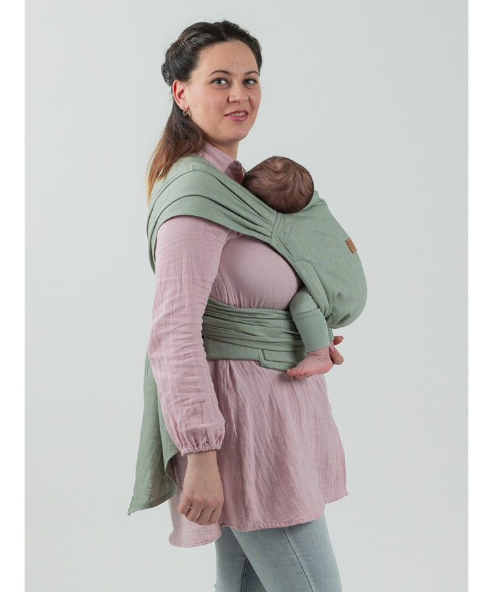Isara QuickTie Half Buckle, Sage Green Linen