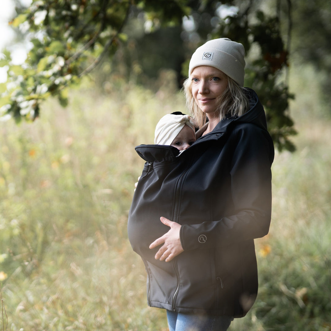 Mamalila Bærejakke, Softshell, Sort