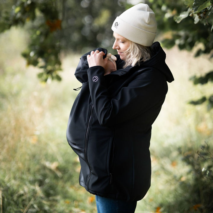 Mamalila Bærejakke, Softshell, Sort