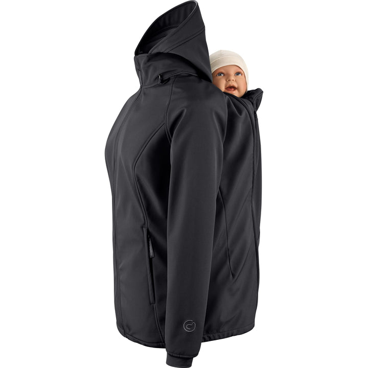 Mamalila Bærejakke, Softshell, Sort