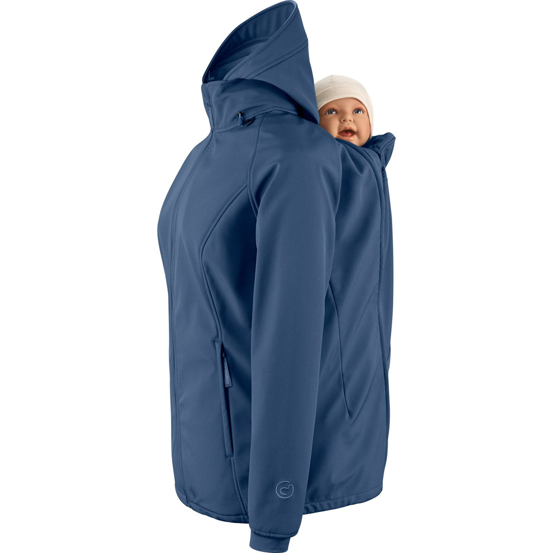 Mamalila Bærejakke, Softshell, Lys Navy