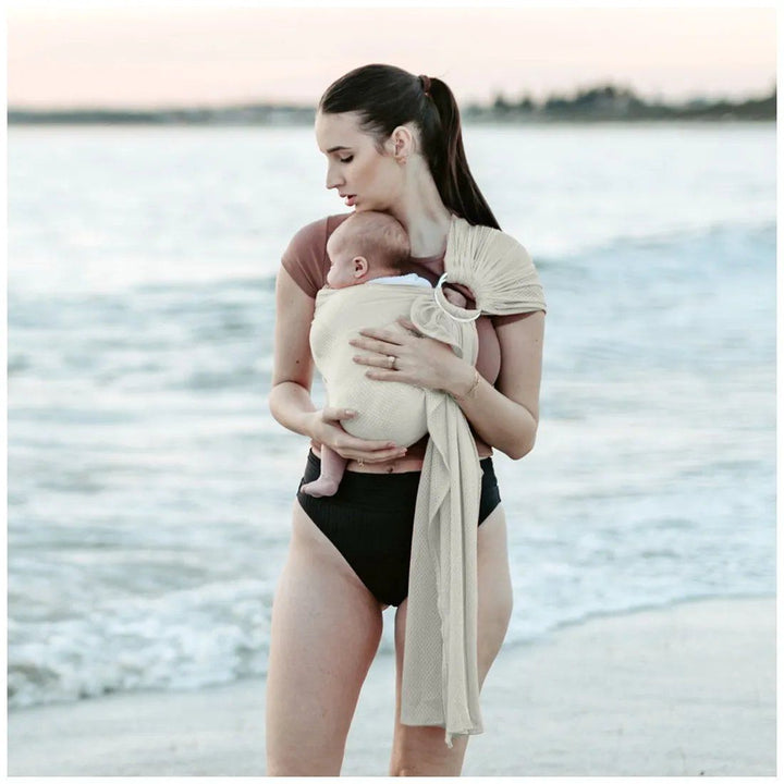 Quokkababy Baderingslynge i Mesh, Beige