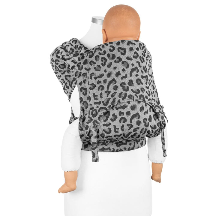 Fidella Flyclick / Halfbuckle Toddler - Leopard Sølv