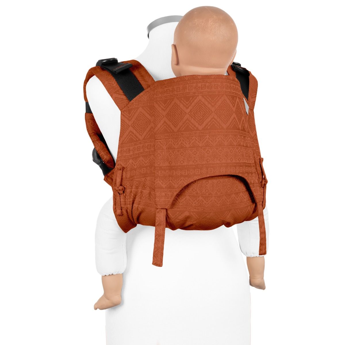 Fidella Onbuhimo Toddler,  Cubic Lines/Rustred