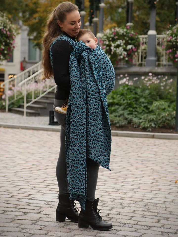 Yaro Ringslynge, Pussycat Trinity Black Petrol Wool