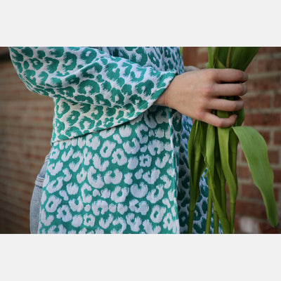 Yaro Fastvikle, Pussycat Ultra White Green Linen