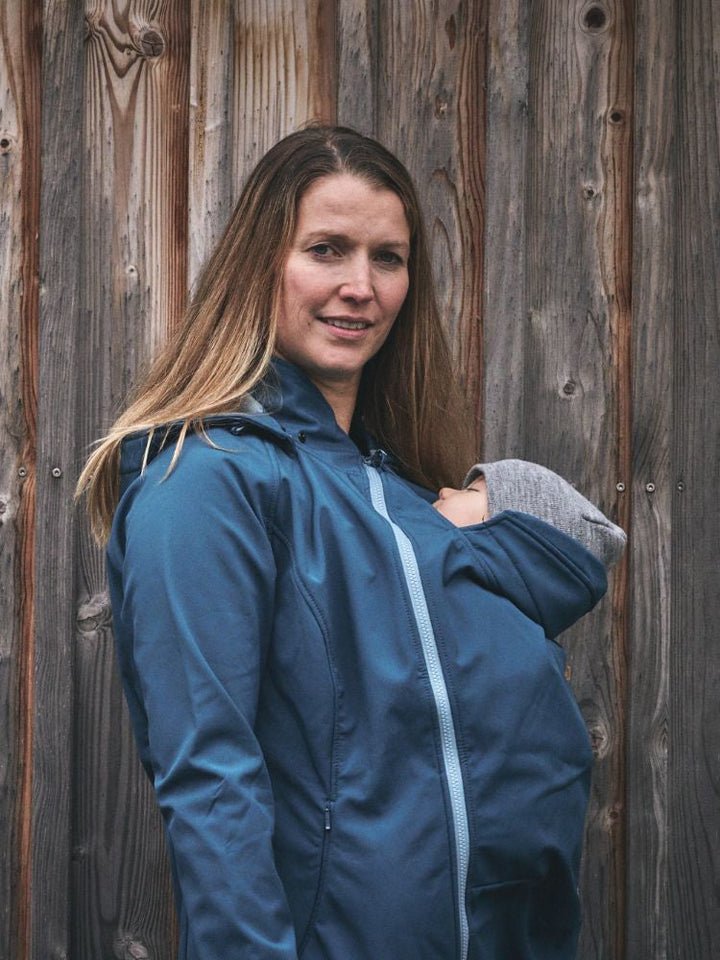 Mamalila Softshell Bærejakke, Teal