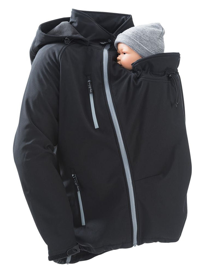 Mamalila Softshell Bærejakke til mænd, Sort