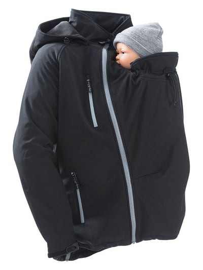 Mamalila Softshell Bærejakke til mænd, Sort