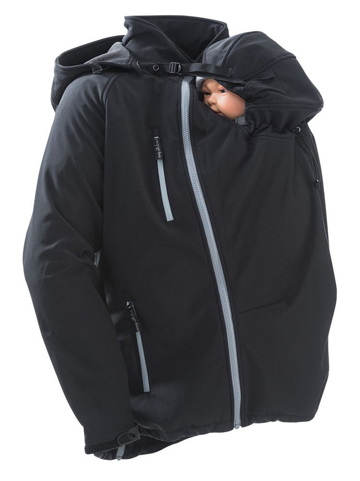 Mamalila Softshell Bærejakke til mænd, Sort
