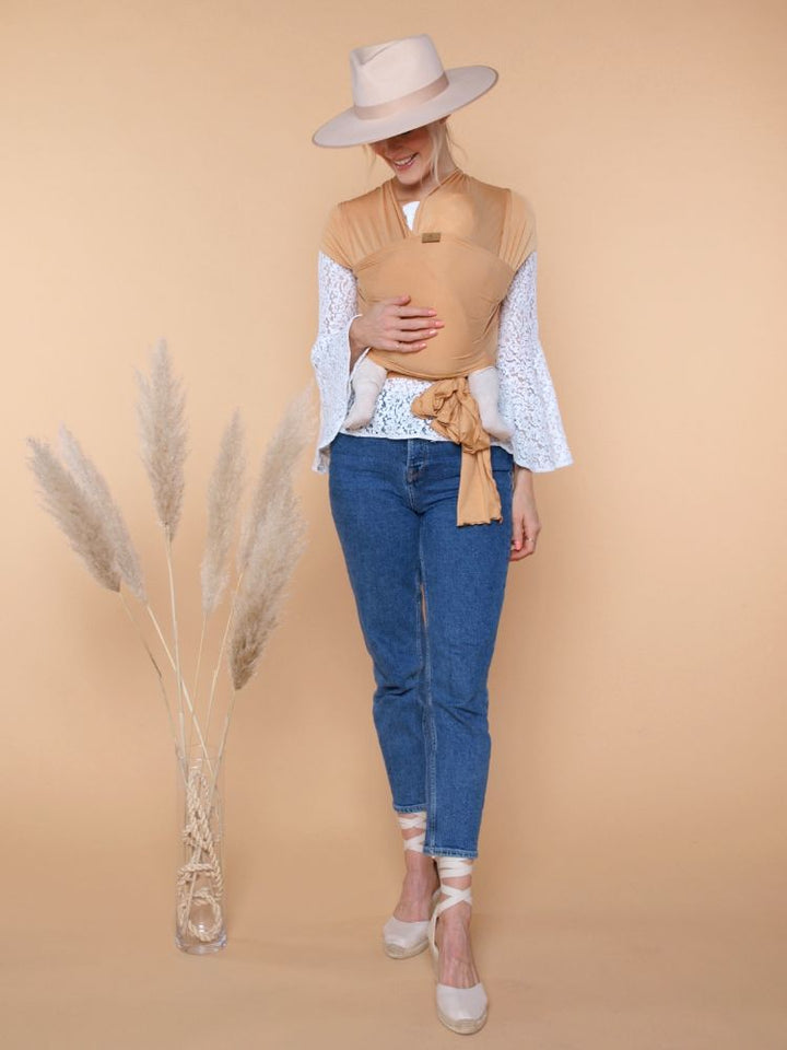 Hänschenklein Elastisk Strækvikle TAN Bambus Baby Wrap