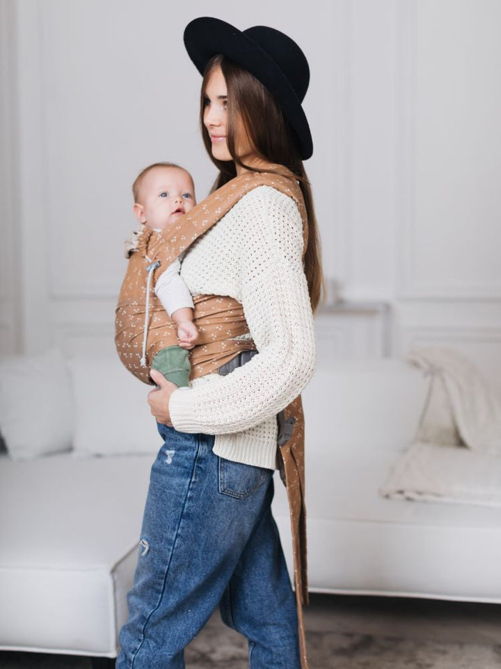 Love & Carry Half Buckle LoveTie, Organic Cinnamon