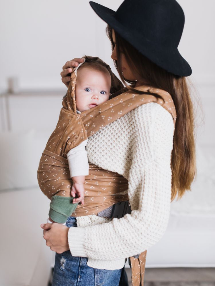 Love & Carry Half Buckle LoveTie, Organic Cinnamon
