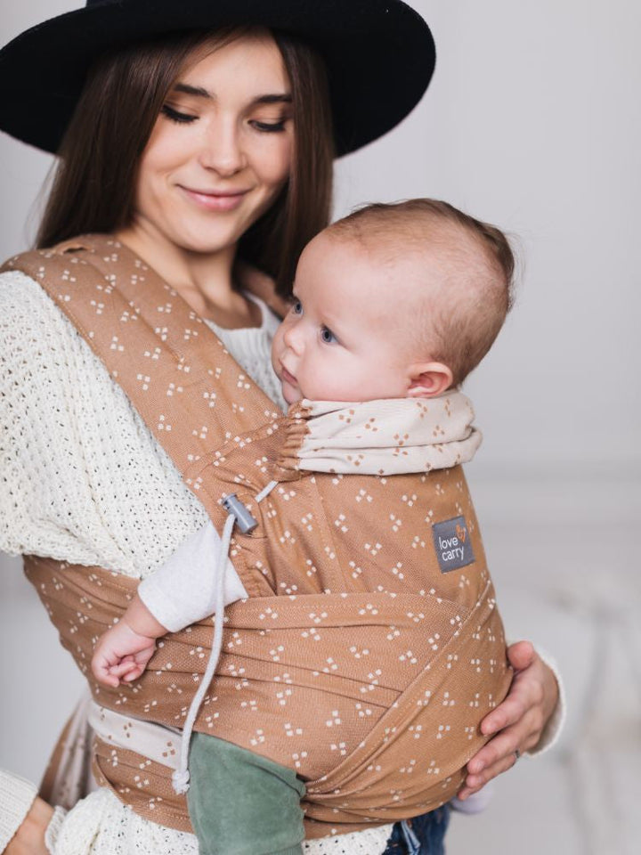 Love & Carry Half Buckle LoveTie, Organic Cinnamon