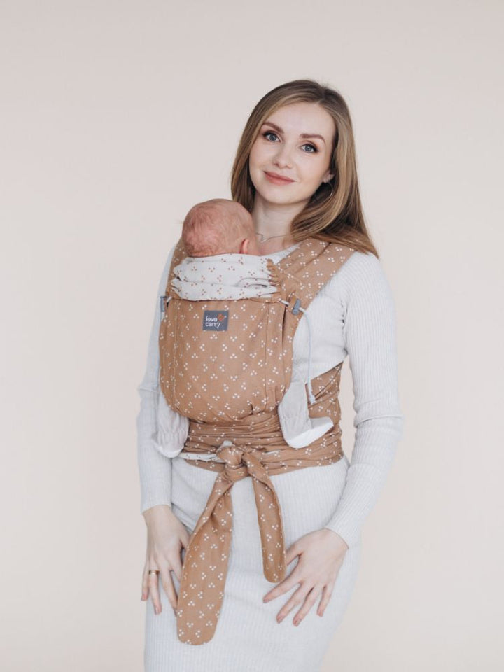 Love & Carry Half Buckle LoveTie, Organic Cinnamon
