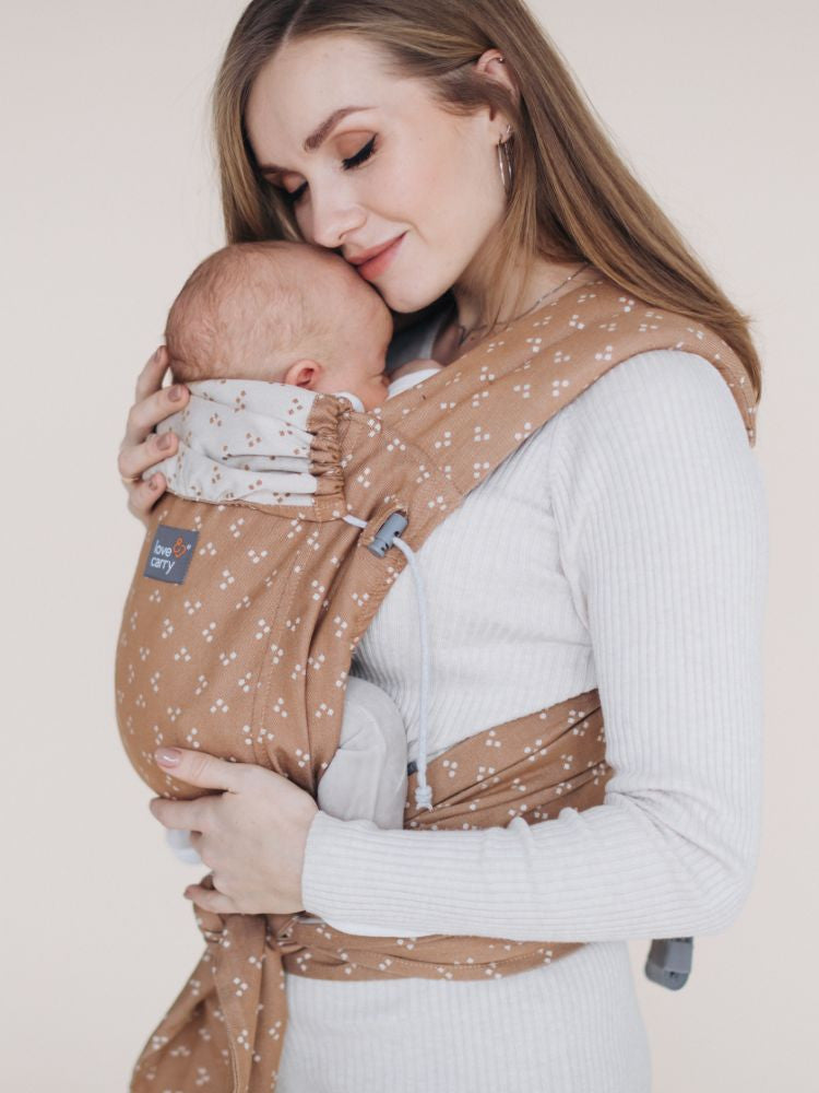 Love & Carry Half Buckle LoveTie, Organic Cinnamon
