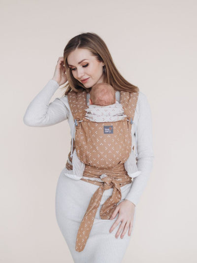 Love & Carry Half Buckle LoveTie, Organic Cinnamon