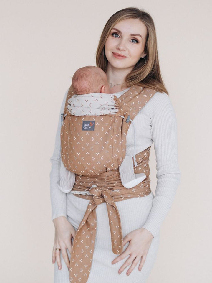 Love & Carry Half Buckle LoveTie, Organic Cinnamon