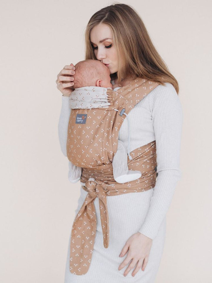 Love & Carry Half Buckle LoveTie, Organic Cinnamon