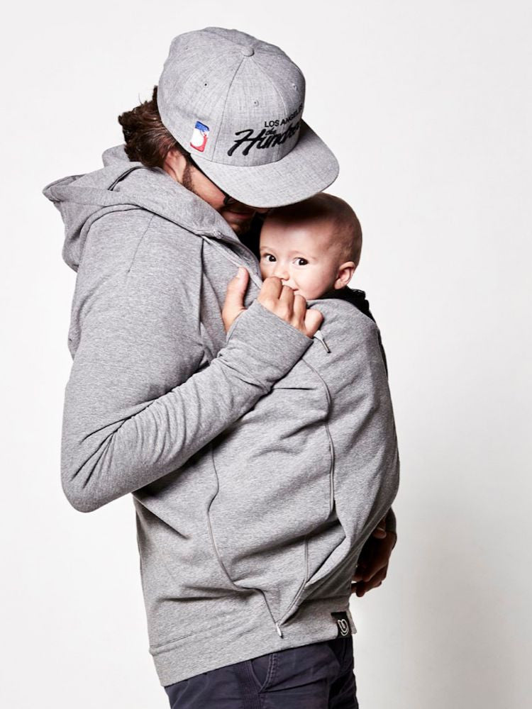 Love Radius Bæretrøje Parent's Hoodie, Grå