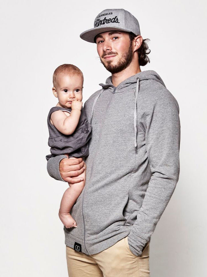 Love Radius Bæretrøje Parent's Hoodie, Grå