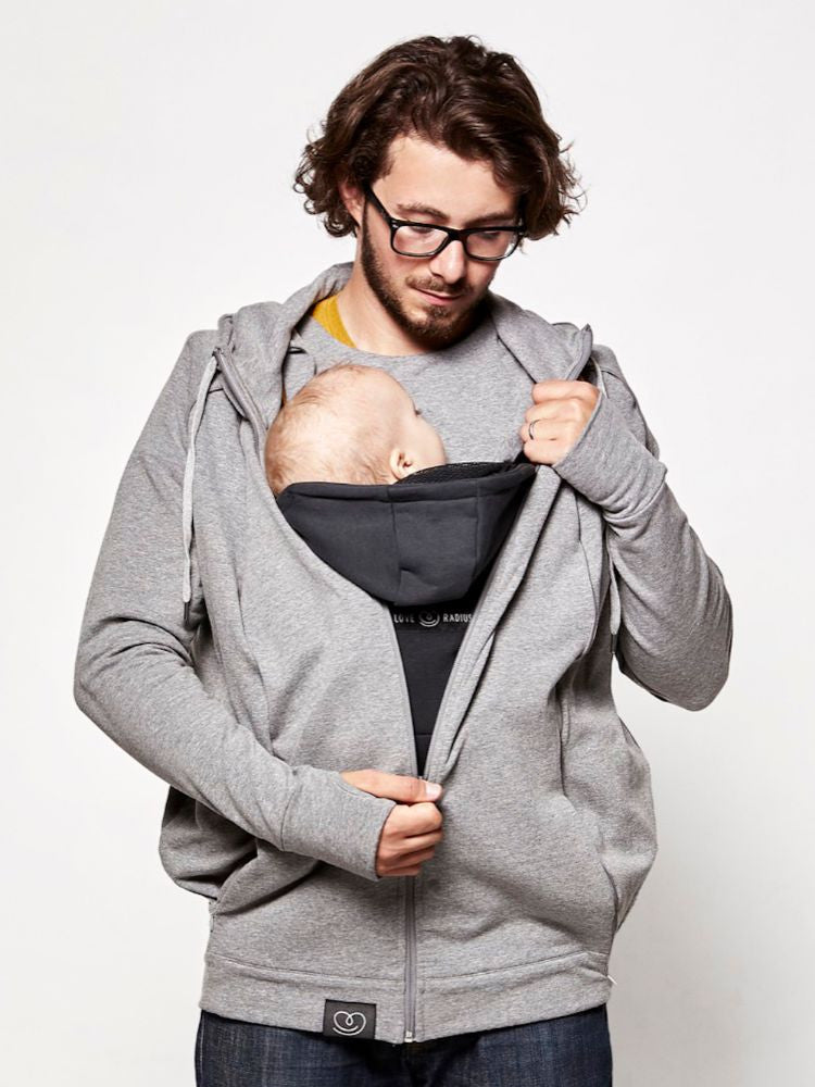 Love Radius Bæretrøje Parent's Hoodie, Grå