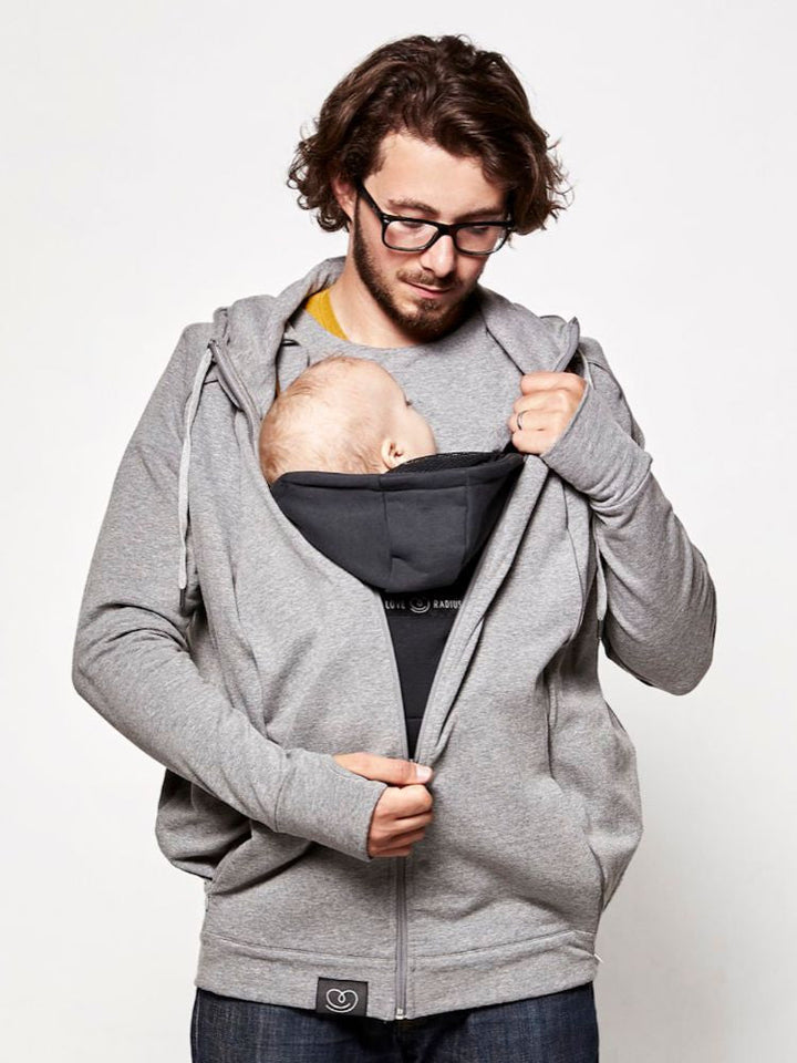 Love Radius Bæretrøje Parent's Hoodie, Grå