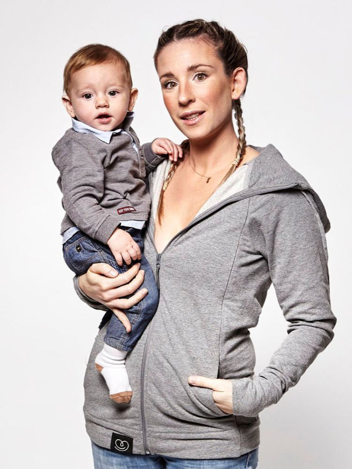 Love Radius Bæretrøje Parent's Hoodie, Grå