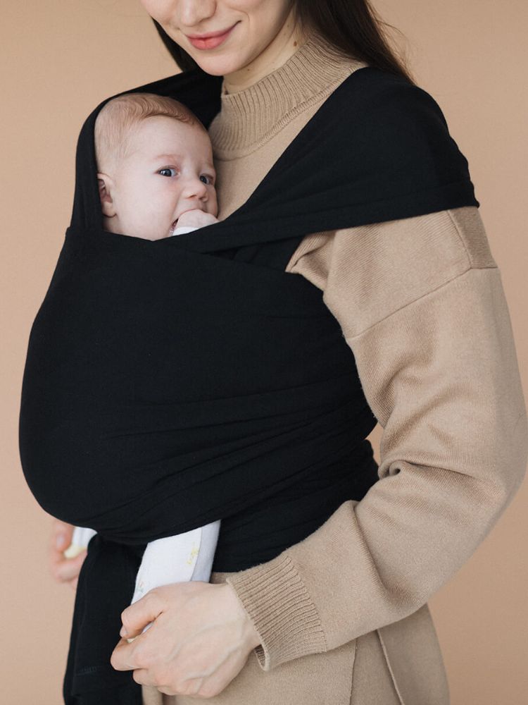 Love & Carry Baby Wrap, Strækvikle, Noir