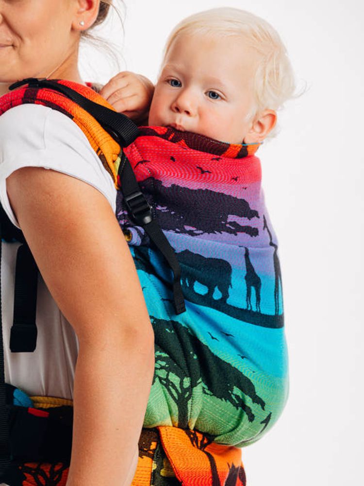 Lenny Lamb Preschool Bæresele - Rainbow Safari 2.0#