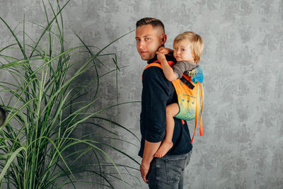 Lenny Lamb Onbuhimo Toddler, Bomuld, Rainbow Symphony