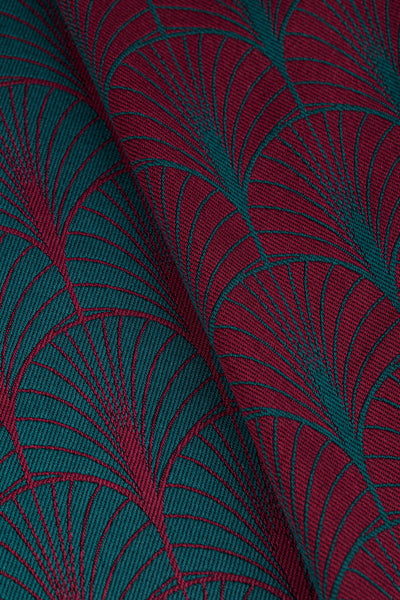 Lenny Lamb Onbuhimo Toddler, Bomuld, Deco Maroon Moss