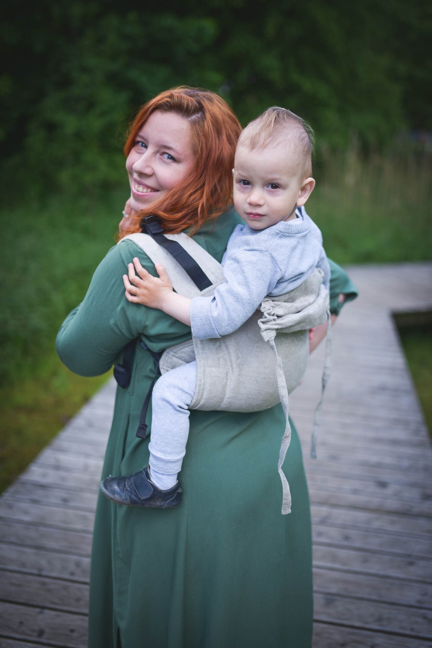 Lenny Lamb Onbuhimo Toddler, Hør, Enchanted Nook, Wild Nature