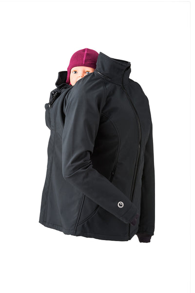 Mamalila Bærejakke, Softshell, Sort