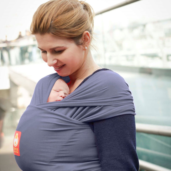 Hana Baby Øko-Strækvikle med bambus, Grisaille