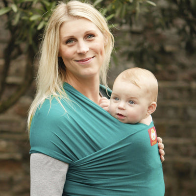 Hana Baby Strækvikle med bambus, Påfugl