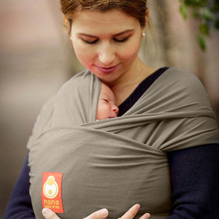 Hana Baby Øko-Strækvikle med bambus, Olivengrå
