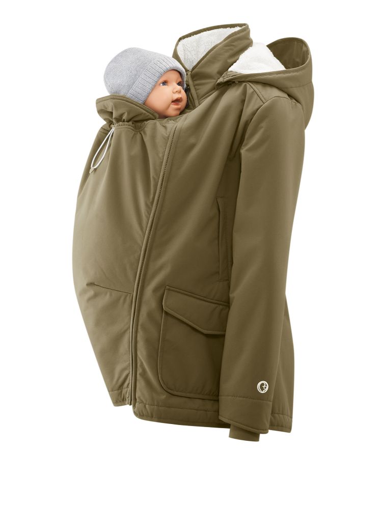 Mamalila Allweather bærejakke, Khaki
