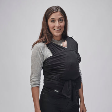 Najell Wrap Bære T-shirt / Strækvikle, Sort