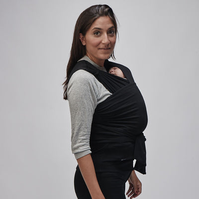 Najell Wrap Bære T-shirt / Strækvikle, Sort
