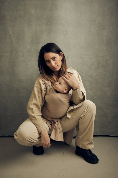 Najell Wrap Bære T-shirt / Strækvikle, Biscotti Cream