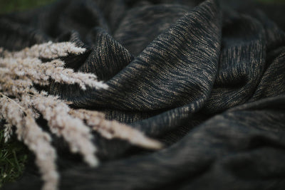 Löft Ringslynge med Frynser, Shanti Black Gold