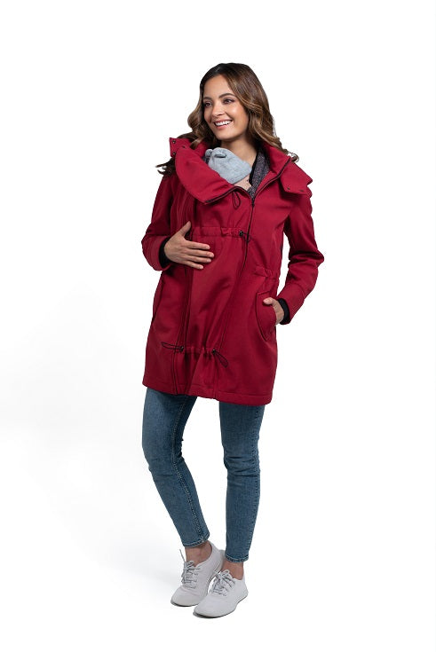 Wombat Shell Bærejakke, Cherry Red