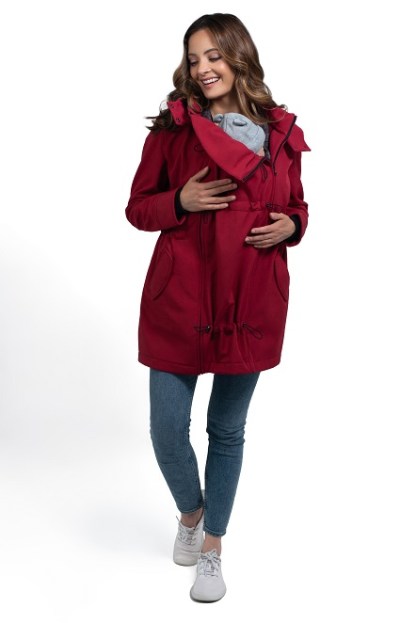 Wombat Shell Bærejakke, Cherry Red
