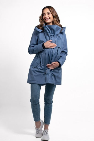 Wombat Shell Bærejakke, Light Blue