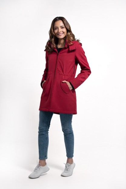 Wombat Shell Bærejakke, Cherry Red