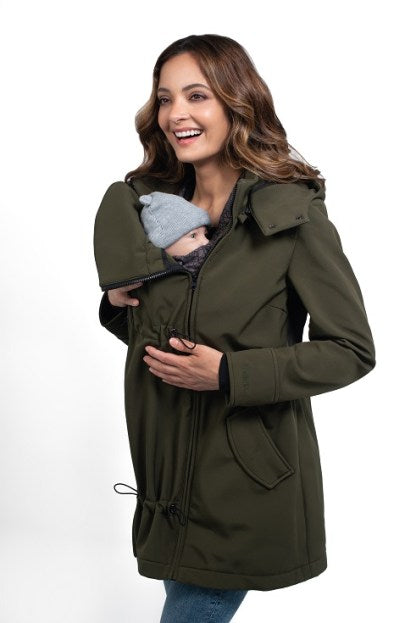 Wombat Shell Bærejakke, Camo Green