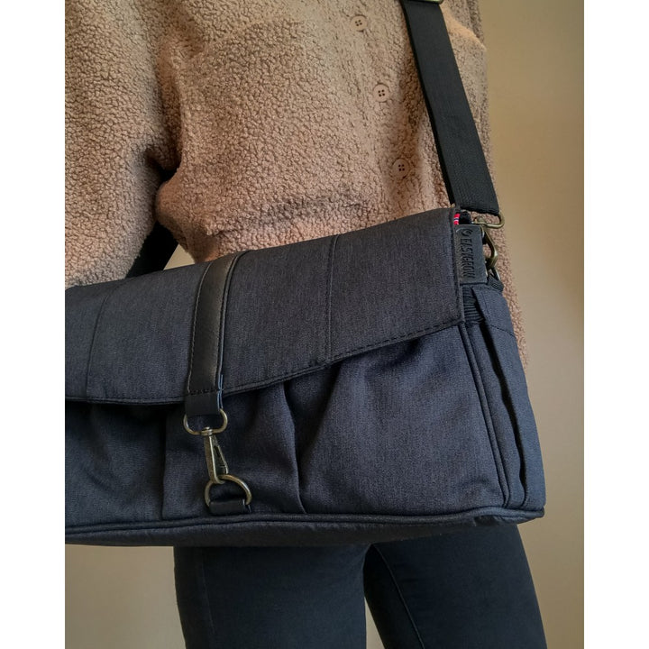 Easygrow Pusletaske, Mama Organizer Aarhus, Black Canvas