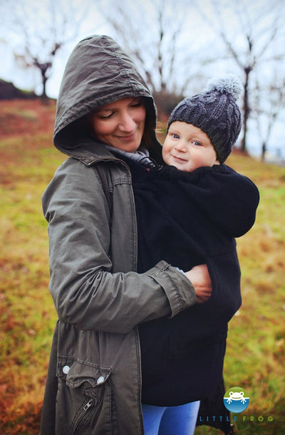 LittleFrog BæreCover, Fleece,  Sort